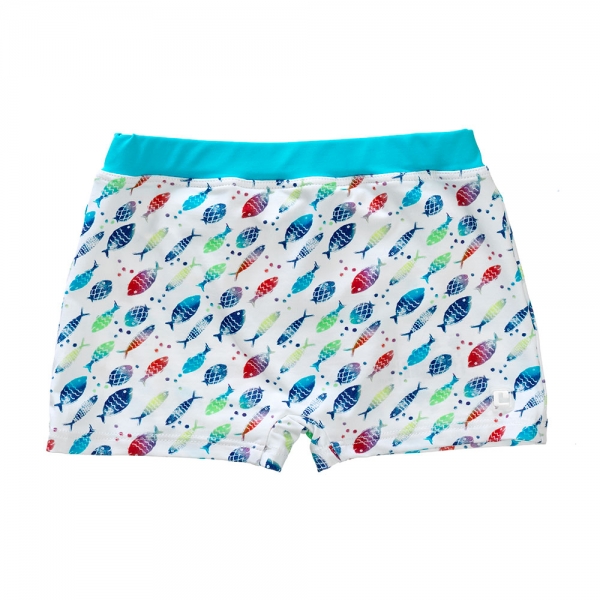 boys UPF50 boxer swimsuit