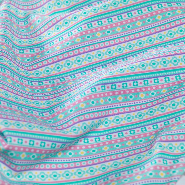 girls flores beach print one-piece swimsuit