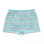 beach print boxer swimsuit