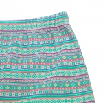 beach print boxer swimsuit
