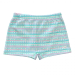 beach print boxer swimsuit
