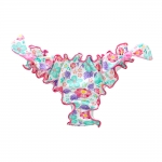 ruffle edged bikini bottoms