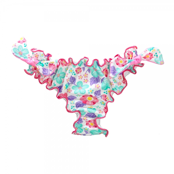 ruffle edged bikini bottoms