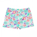 boys floral print boxer swimsuit