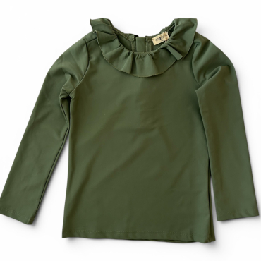 girls Marsou rashguard jade